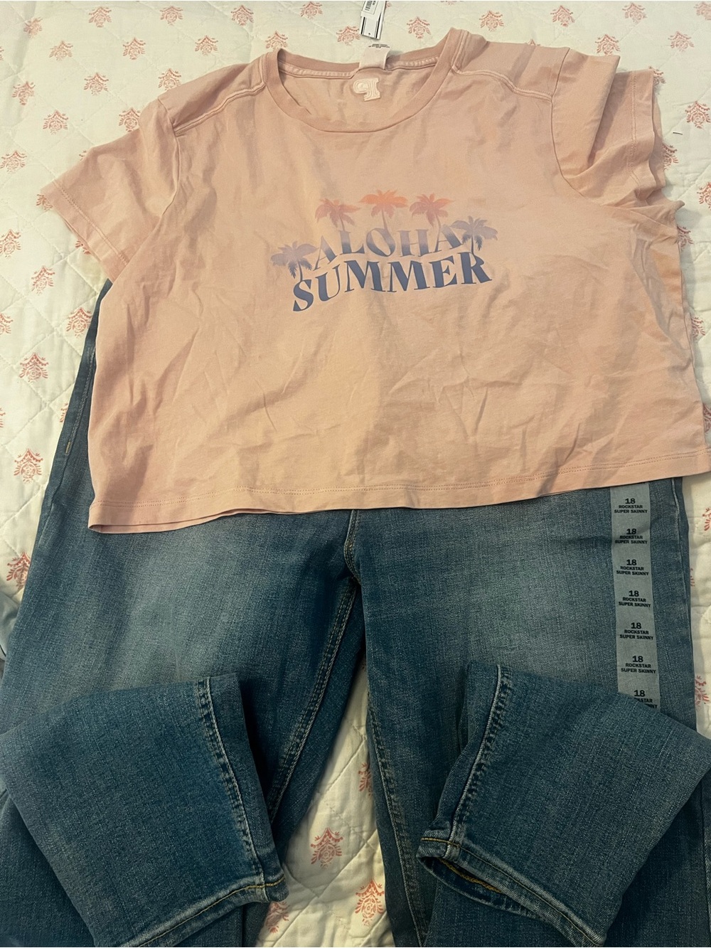 Xl /18 bundle Old Navy Blue Rockstar Super Skinny Mid-Rise Jeans
